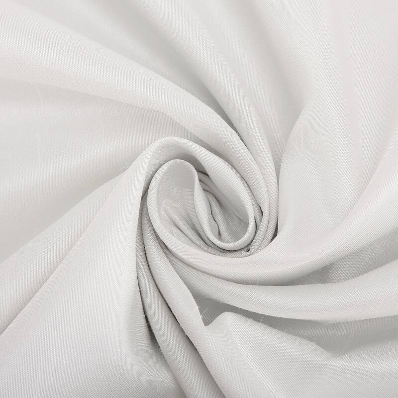 Sun Zero Evelina Faux Dupioni Silk Blackout Curtain Panel, Single Panel