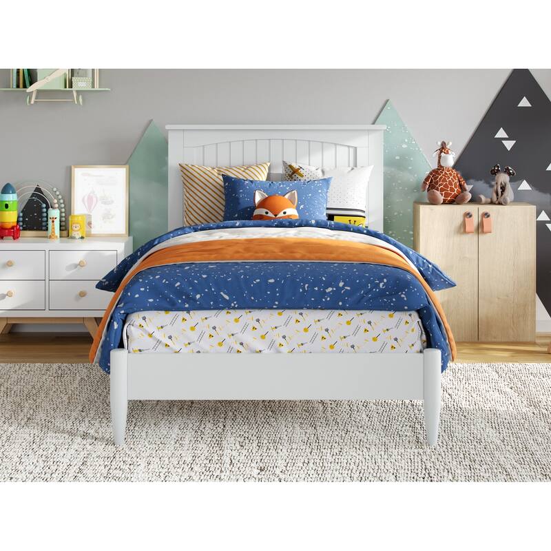 Naples Solid Wood Low Profile Platform Bed