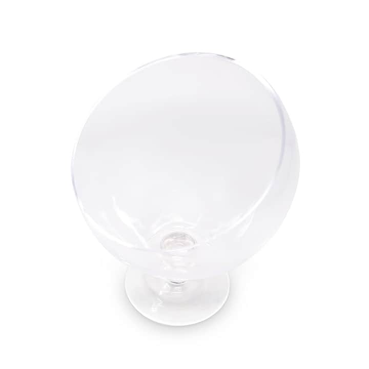 Footed Angular Bowl, Liscio Ottico