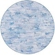 preview thumbnail 5 of 11, SAFAVIEH Tacoma Evangelini Machine Washable Slip Resistant Modern Rug 6' Round - Grey/Blue - Round