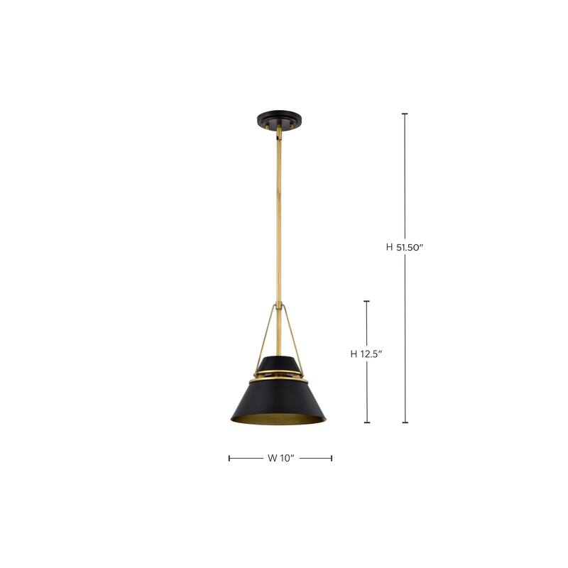 Nuvo Lighting 60/7767 Adina 10" Wide Pendant with Shade