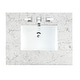 preview thumbnail 3 of 1, James Martin De Soto 102" Double Sink Bathroom Vanity Deluxe Set, Bright White with 3cm Eternal Jasmine Pearl Quartz Top