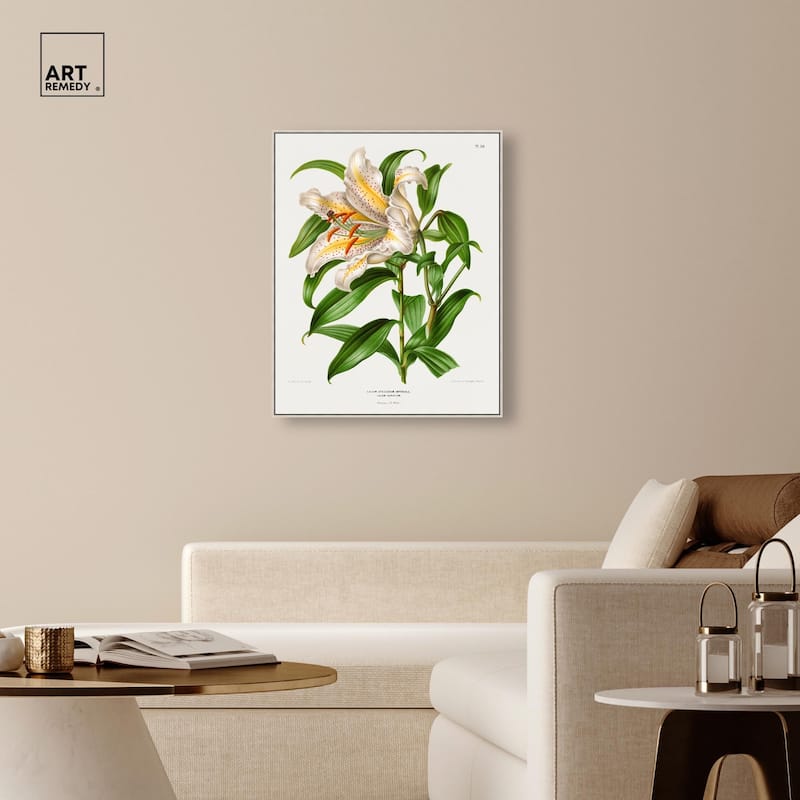 Lilium Speciosum Imperiale Canvas by Art Remedy