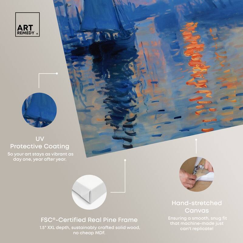 Art Remedy Till Dusk Gallery Wrapped Sailing 1 Piece Canvas Wall Art