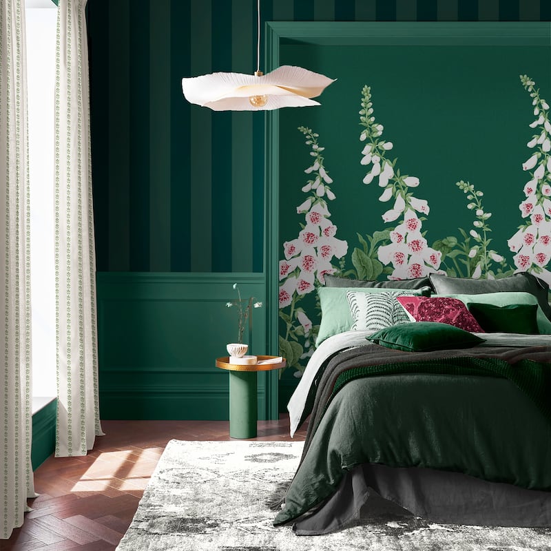 Graham & Brown Quartet Teal Wallpaper