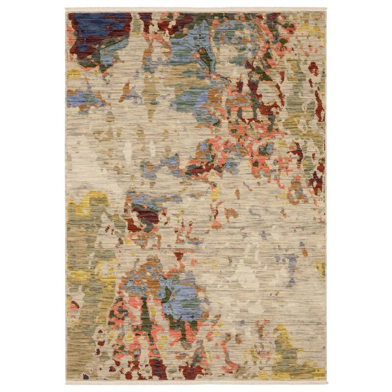 HomeRootsAbstract Modern Rectangle Area Rug