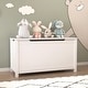 preview thumbnail 3 of 25, Kids Wooden Toy Box Storage with Safety Hinged Lid for Bedroom, Playroom, Hallway