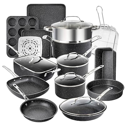Granitestone Diamond Non Stick 20pc Complete Cookware and Bakeware Set
