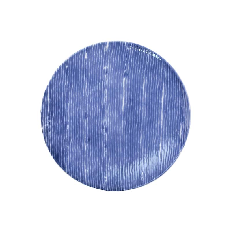 viva by VIETRI Santorini Stripe Salad Plate
