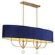 preview thumbnail 2 of 0, Minka Lavery 3486 Van Noord 6 Light 48" Wide Linear Chandelier with