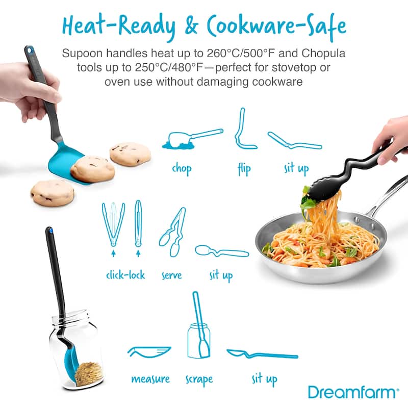 Dreamfarm Everyday Kitchen Essentials, Classic Blue