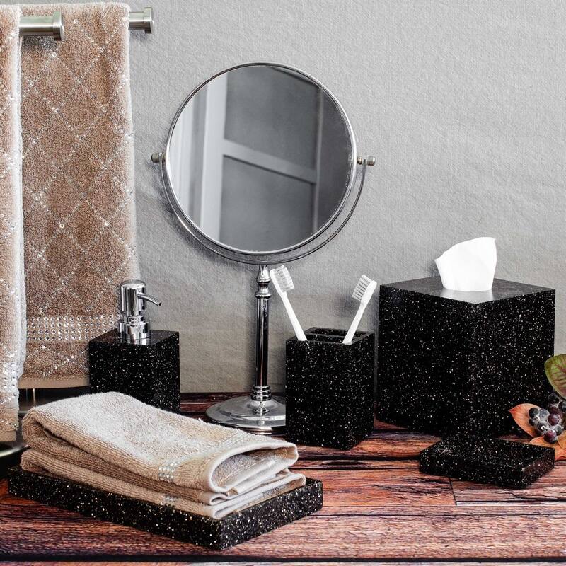 Sparkles Home Luminous Rhinestone Cotton Ball Holder