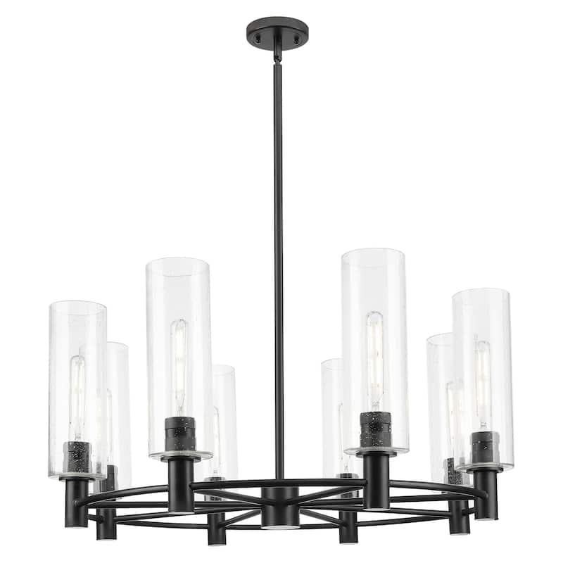 Innovations Lighting 434-8CR-G434-12SDY Crown Point 8 Light 32" Wide