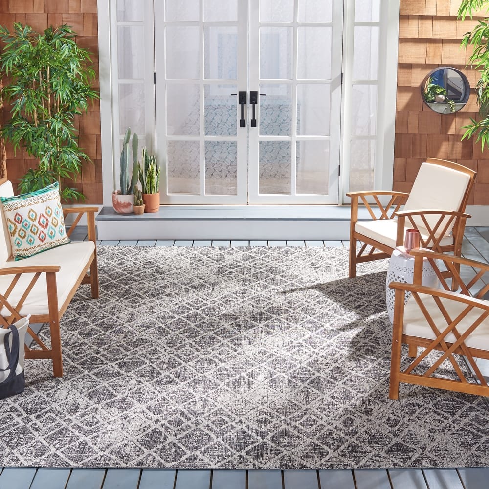 SAFAVIEH Courtyard Marilyn Indoor/ Outdoor Waterproof Patio Backyard Rug