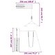preview thumbnail 4 of 17, vidaXL Swing Set Outdoor Backyard Wooden Playground Equipment for Kids Age 3-8