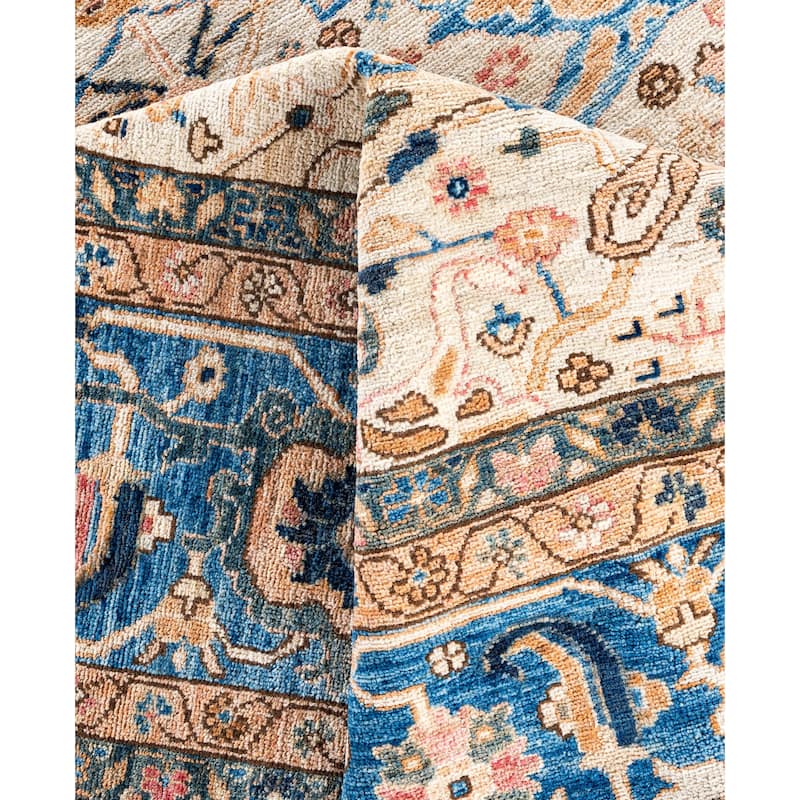 Serapi One-of-a-Kind Hand-Knotted Area Rug - Ivory - 8' 9" x 11' 10"