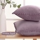 preview thumbnail 72 of 89, Deconovo Velvet Pom-poms Throw Pillow Covers 2 PCS(Cover Only)