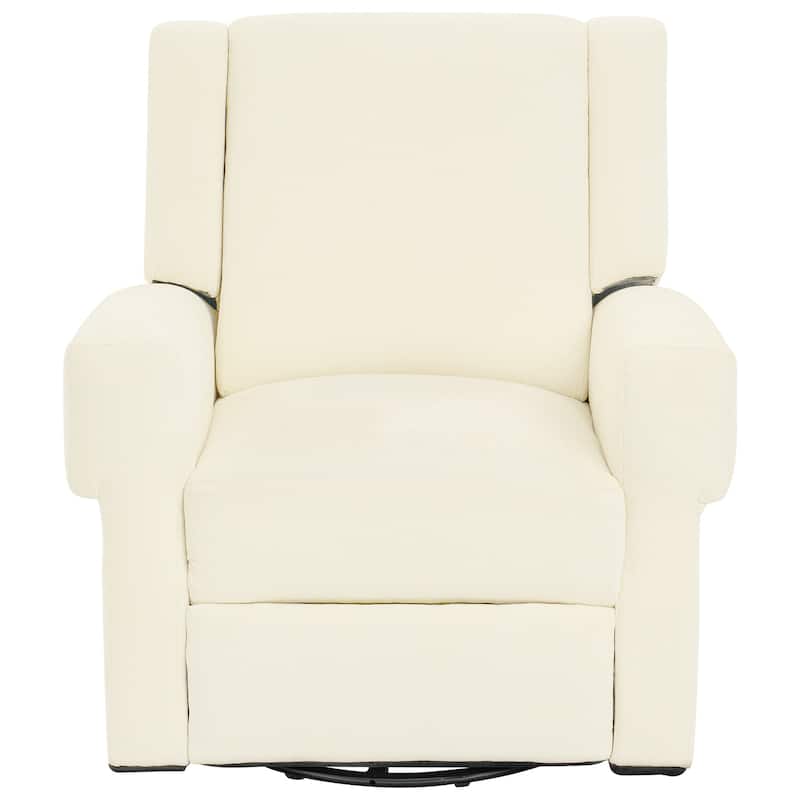 Christopher Knight Home - Nursery Recliner Modern Swivel Rocker Upholstered Recliner Chair with Dual Reclining Positions