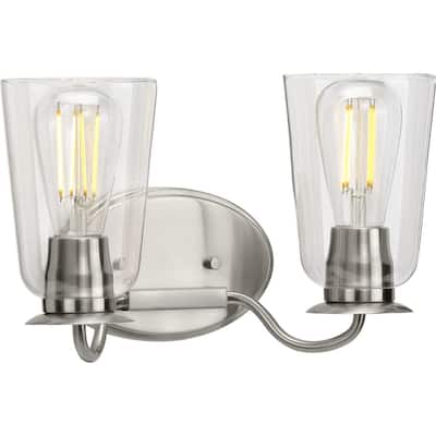 Progress Lighting Durrell 2 Light 14" Wide Bathroom Vanity Light