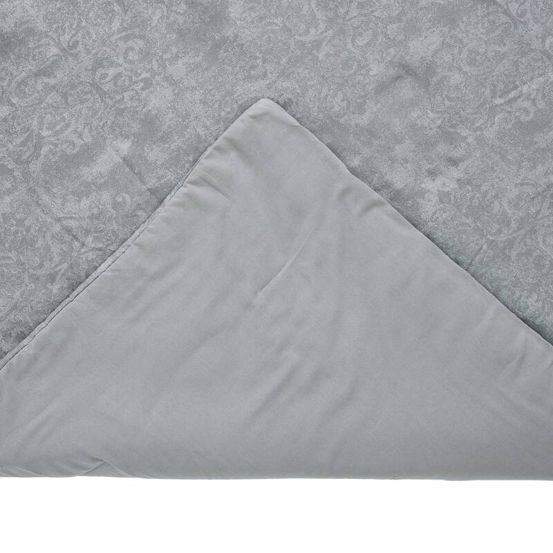 Better Trends Vincent Collection Poly/Cotton Damask Comforter Set with Sham-Supper Absorbent, Machine Washable, Tumble Dry