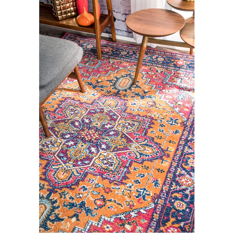 Nuloom Jaclyn Bohemian Medallion Area Rug
