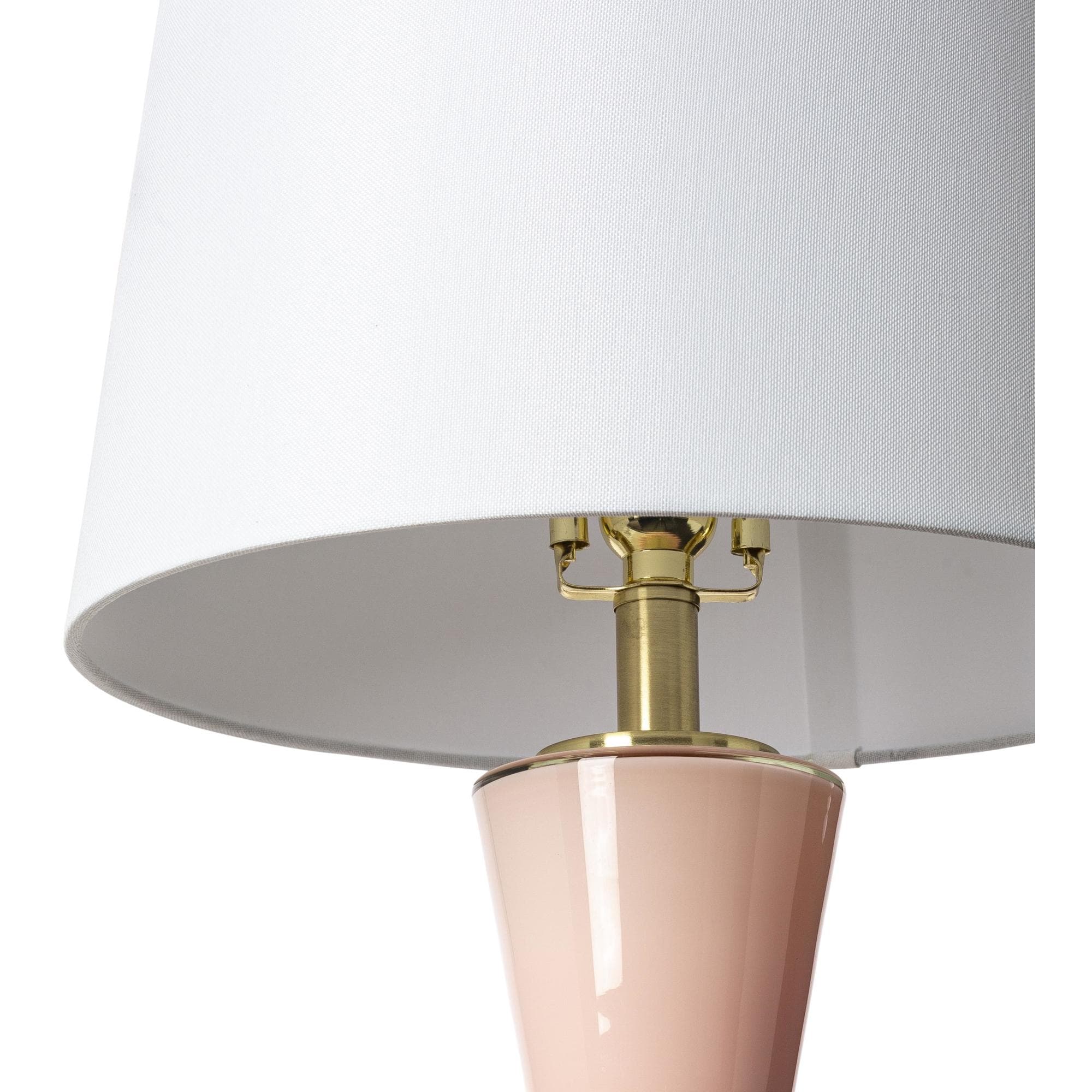Sahil Modern & Contemporary Pink Accent Table Lamp - 25"H x 14"W x 14"D