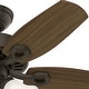 preview thumbnail 10 of 16, Hunter 42" Builder Ceiling Fan with LED Light Kit and Pull Chain