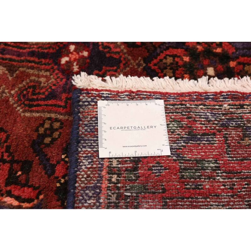 ECARPETGALLERY Hand-knotted Andelz Red Wool Rug - 4'3 x 7'9