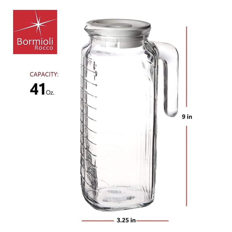 Bormioli Rocco Set of 2 Gelo Jugs