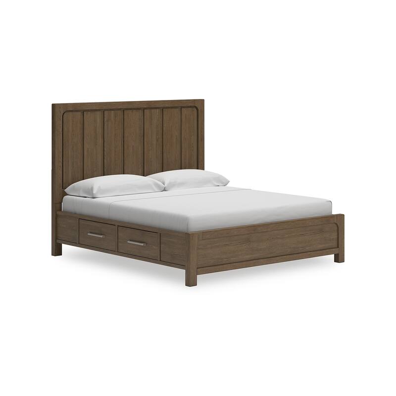 Signature Design by Ashley Cabalynn Brown Panel Bed with Storage