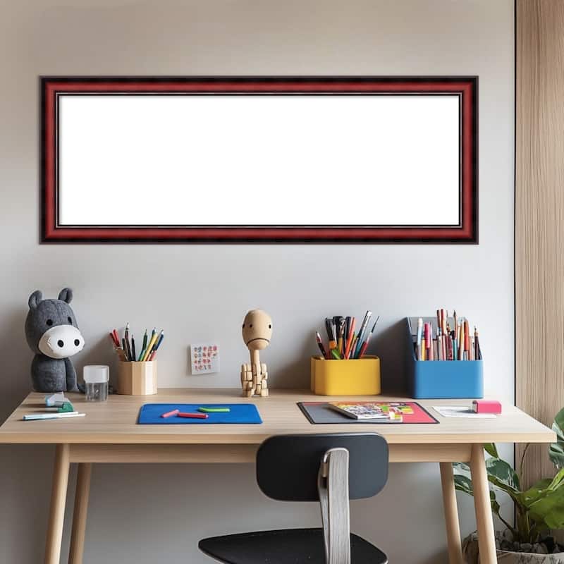 Amanti Art Rubino Cherry Scoop Framed Dry Erase Magnetic Board