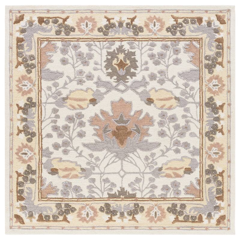 SAFAVIEH Handmade Earthly Treasure Boyana Traditional Wool Rug