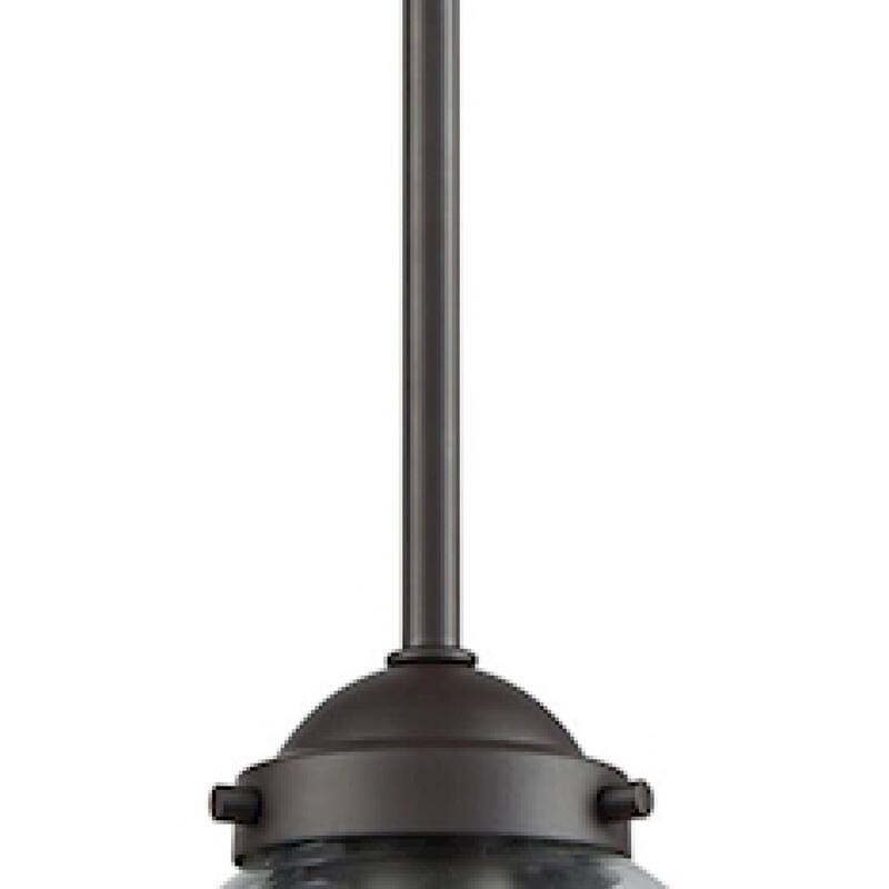 Elk Home Beckett Oil Rubbed Bronze With Clear Glass 1 Light Pendant