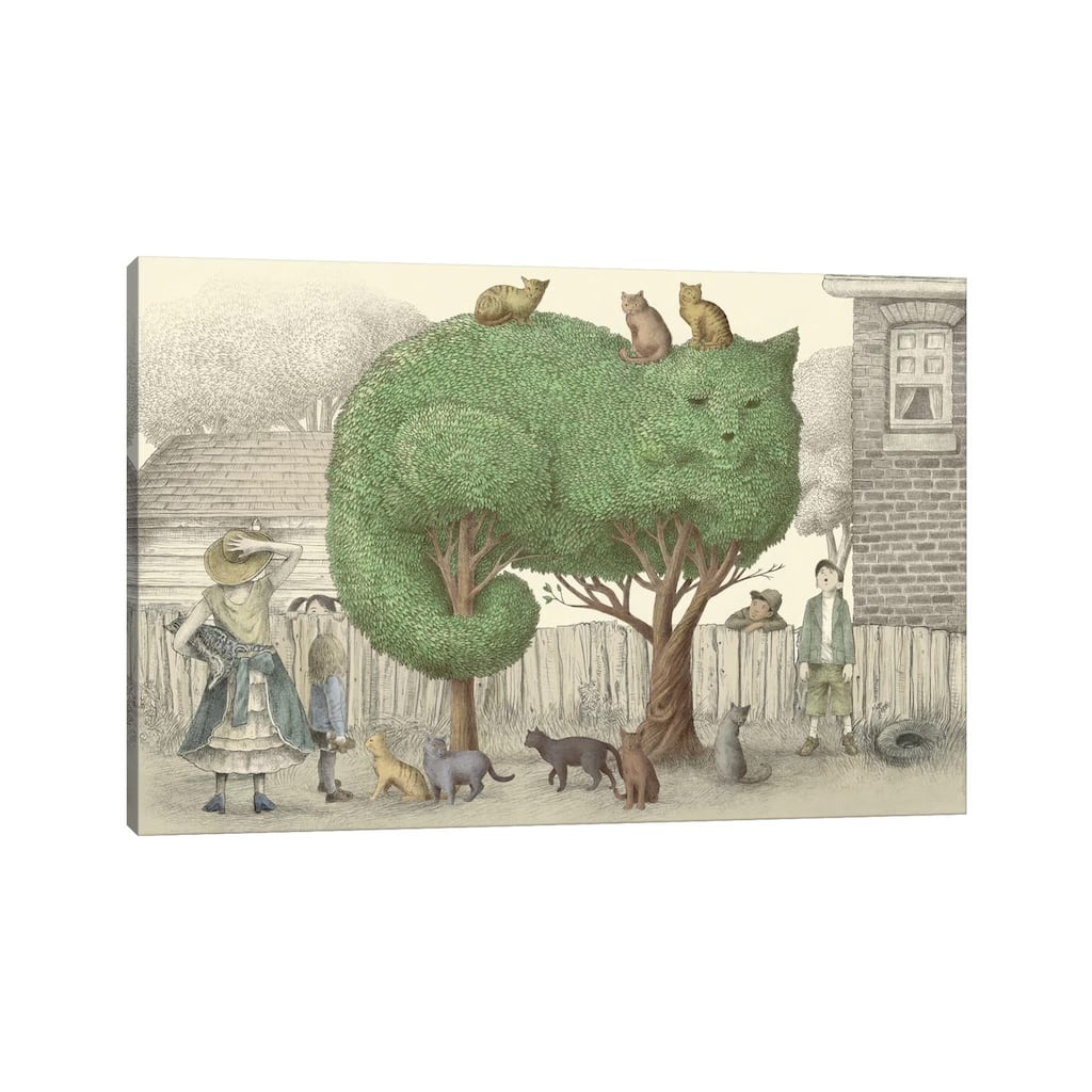 iCanvas "The Cat Tree" by Eric Fan Canvas Print