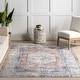 preview thumbnail 21 of 21, Nuloom Iana Medallion SplashGuard Machine Washable Area Rug