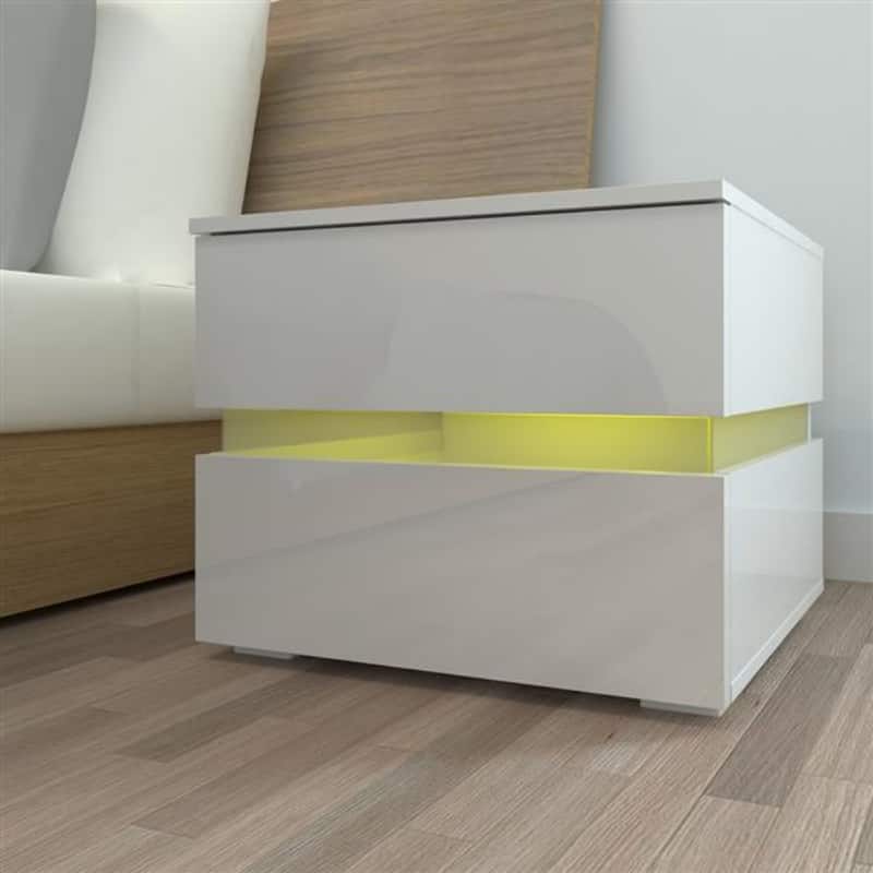 RGB LED Double Side Cabinet for Modern Bedroom Decor