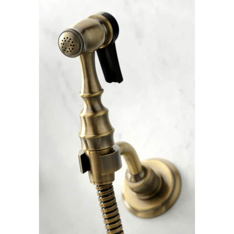 Kingston Brass Duchess 1.8 GPM Wall Mounted Bridge Kitchen Faucet -