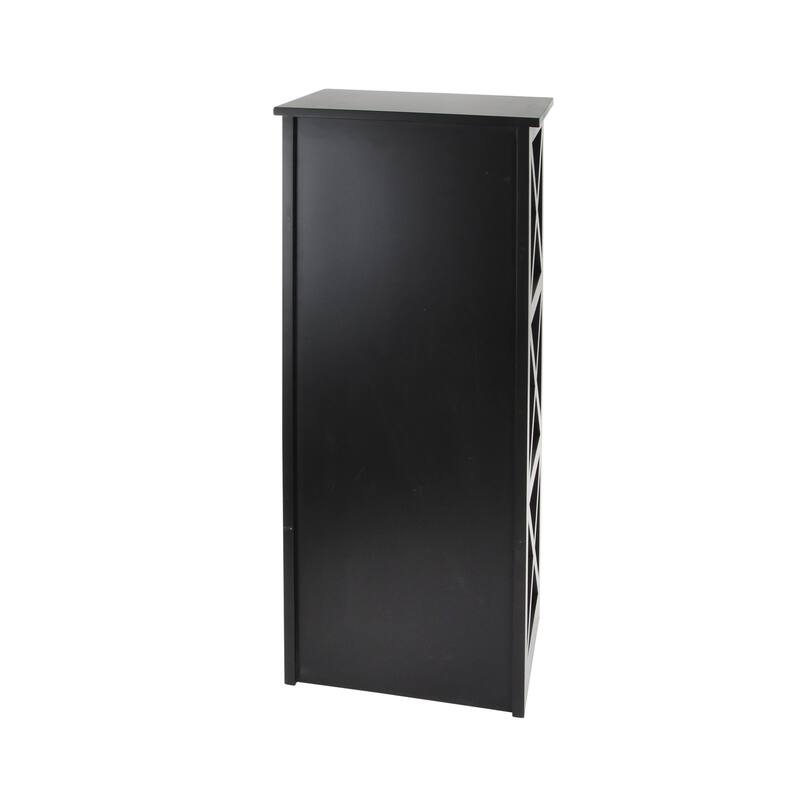 White Wooden 4 Shelves Shelving Unit