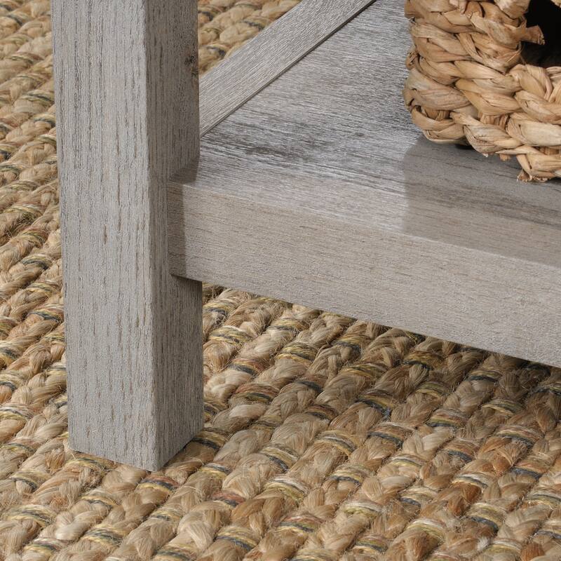 Wood Lift-Top Coffee Table with Hidden Storage, Brown - 42.56" L x 19.02" W x 18.98" H