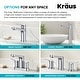 preview thumbnail 35 of 97, KRAUS Indy Single Handle Vessel Bathroom Faucet with Pop Up Drain