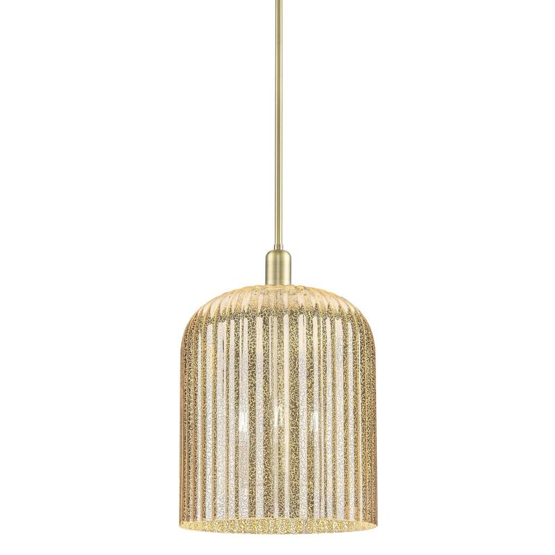 Innovations Lighting 716-3S-18-12 Bridal Veil Pendant Bridal Veil 3 - Antique Brass / Mercury