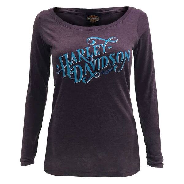 Shop Harley Davidson Women S Whirlwind Long Sleeve Tri Blend Tee