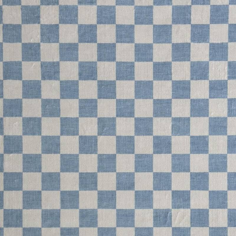 HomeRoots Checkered Modern Rectangle Area Rug - 96 in. x 60 in. x 0.4 in.