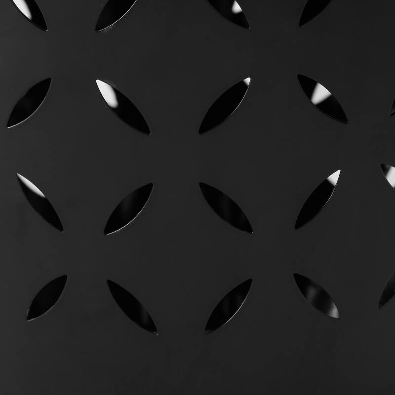 12" Accent Side Table, Cylindrical Design End Table for Living Room, Family Room, or Entryway, Industrial Style