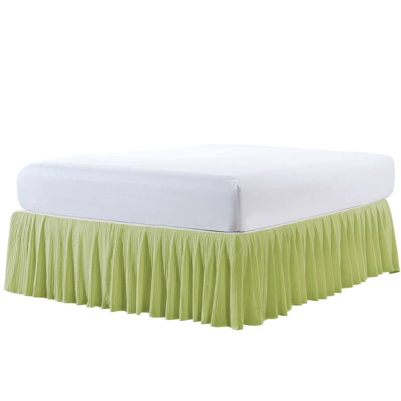 Serenta Pleated Bedskirt 18" Drop - 32 Color Options