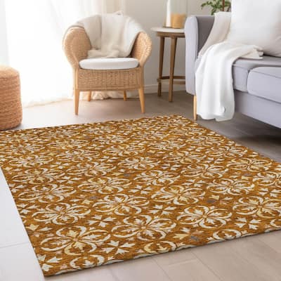 Premium Washable Super Soft Transitional Medallions Mayfield Rug