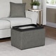 preview thumbnail 18 of 48, Convenience Concepts Designs4Comfort Accent Storage Ottoman with Reversible Tray Soft Grey