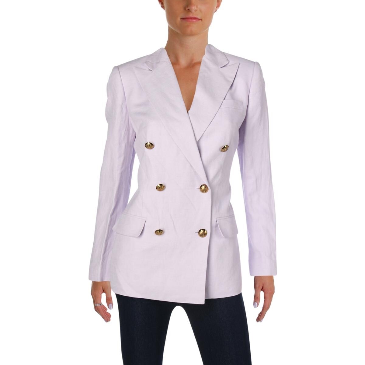 ralph lauren women's double breasted blazer