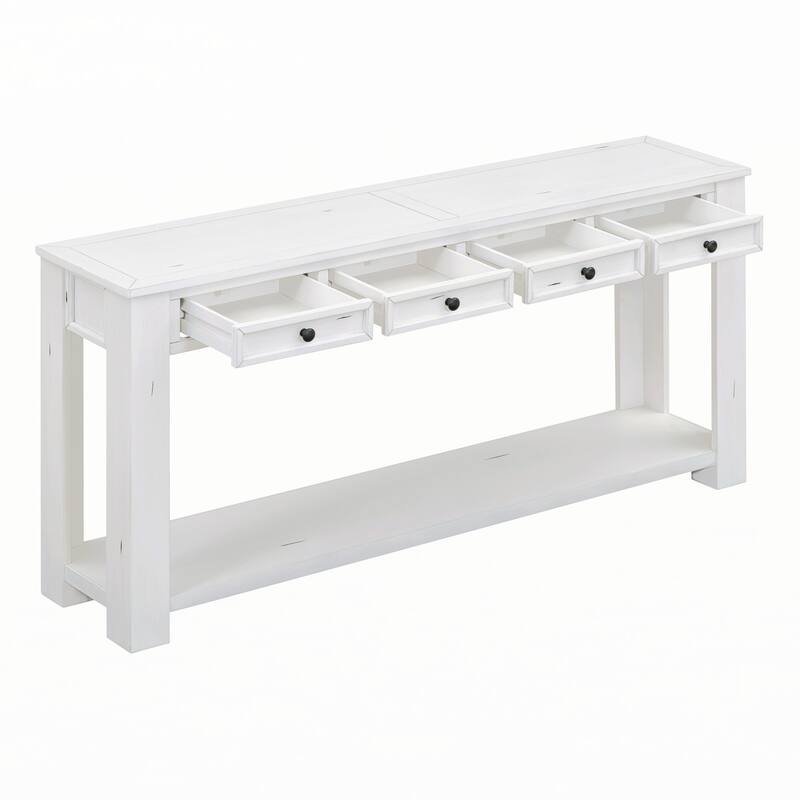 Console Table/Sofa Table(Antique White)