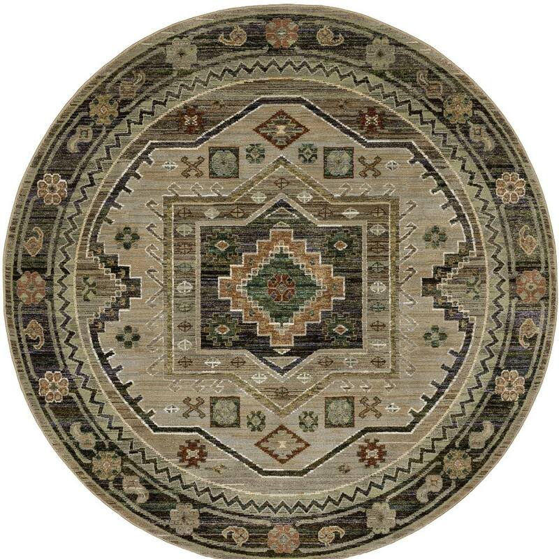 HomeRootsTribal Bohemian Rectangle Area Rug